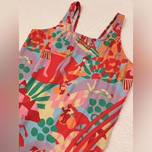 Farm Rio Adidas Swimsuit Orange
Size 18 NWT